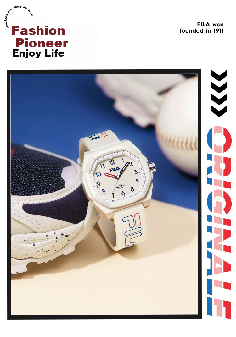 FILA Watch, Retro Dad Style, for Men And Women, Middle School And High School Students, Classic Color Wristwatch, 6694-003 3