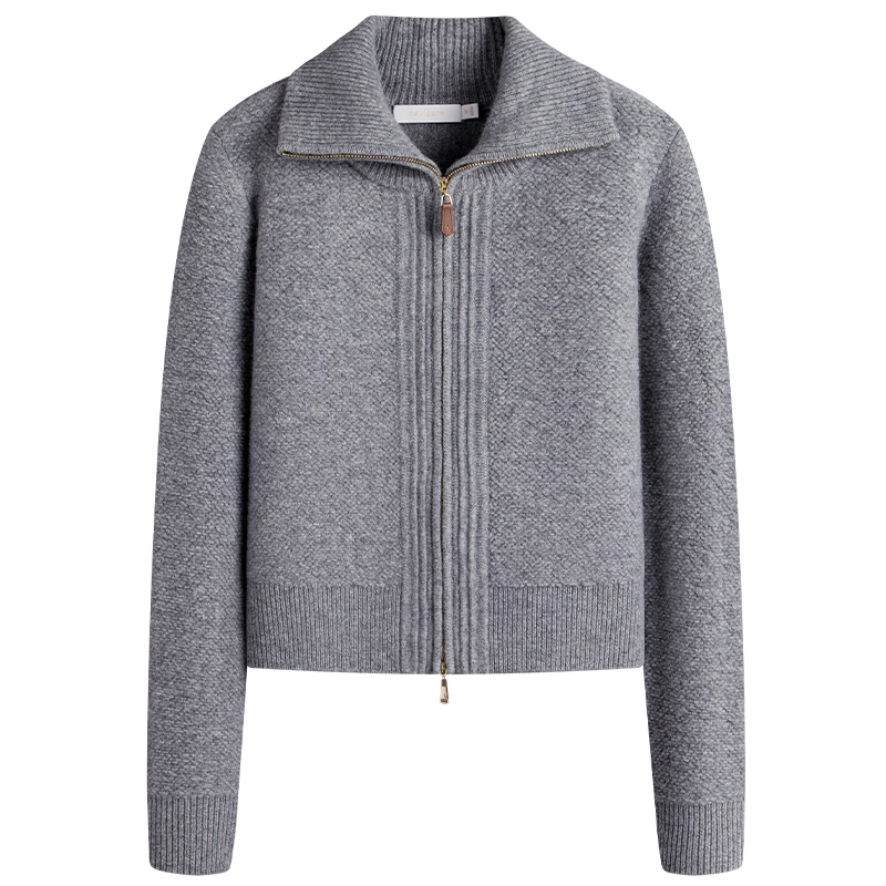 Navikail Italian Small Sailboat 25 Autumn Winter Women's Wool Sweater Full Wool Cardigan Casual Knit Jacket 2334095508