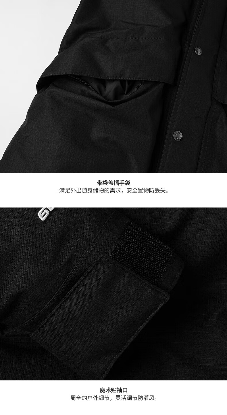 The North Face Men's New Mountain Down Jacket Outdoor Hiking Waterproof Warm Goose Down Coat 8FGH 21