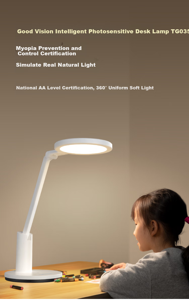 Haoshili National AA-Grade Desk Lamp, Student Eye Protection Lamp, Children's Reading And Writing Lamp, Bedroom And Desk LED Light, TG035 1