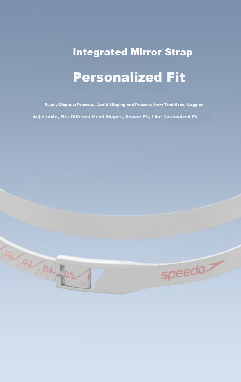 Speedo Fastskin Ultra Platinum Series Racing Training Anti-Fog Coated Swimming Goggles, Light White 7