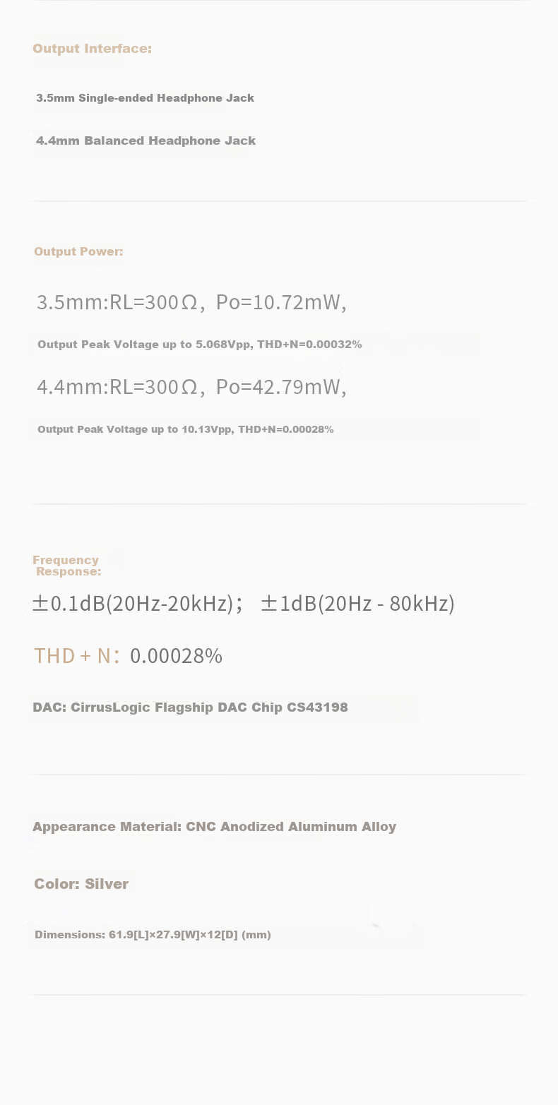 Questyle M15C Portable Lossless Decoder, Compact And Convenient Decoder, HiFi Small Tail for Android And Apple 16