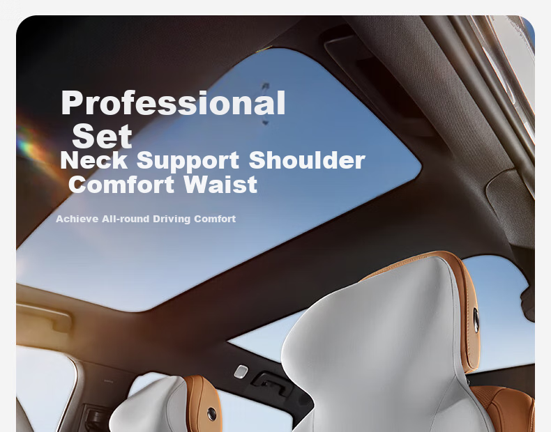 Qiaoshi Car Headrest, Neck Support Pillow for Vehicle Seats, Integrated Neck Pillow for Maibahe And Tesla Seats 10