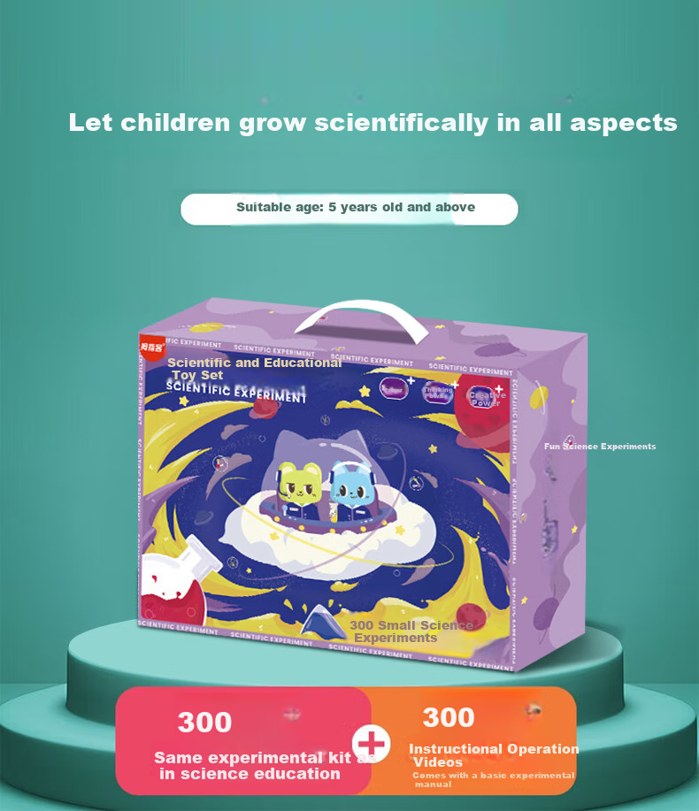 Muzhike Science Experiment Kit with 600 Fun Activities, Birthday Gift for Boys And Girls Aged 4-15, DIY Crafts 4