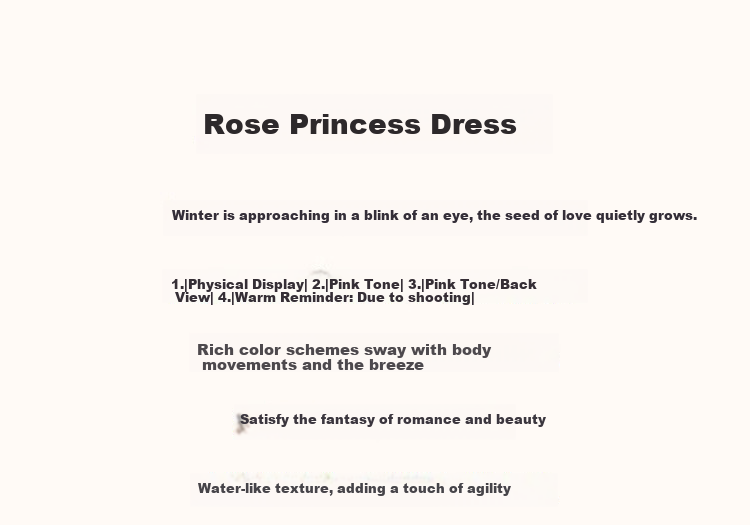 DME "New Year and Roses" Autumn/Winter Velvet Touch Shiny Silk Butterfly Bow Decorated Bubble Sleeve Waist-Enhancing Elegant Women's Dress 1