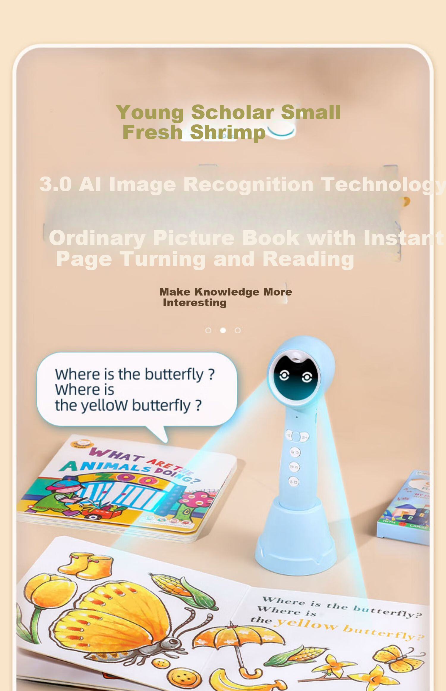 Youxuexiaokedou Reading Pen T6L, Early Education Device for Preschoolers And Elementary School Students, English Learning Tool for Ages 3-6 RAZ-William Heinema 7