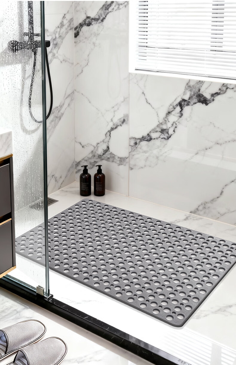 Dajiang Bathroom Non-Slip Mat Elderly Anti-Slip Shower Floor Mat Bath Foot Mat 43x75cm 14