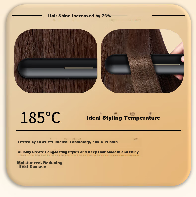 UBelle [Mid-Autumn Festival Gift] Wireless Straightening Brush, 200 Million Negative Ions Hair Care, Portable Dual-Use Straightener And Comb, Smooth High Crown, Birthday Gift for Girlfriend 16