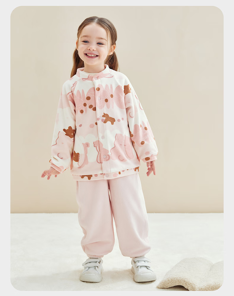 Babycare Children's Jacket, Baby Coat with Fleece Lining, Autumn And Winter Warmth, Feierdao Little Bear Blue, Size 100 10