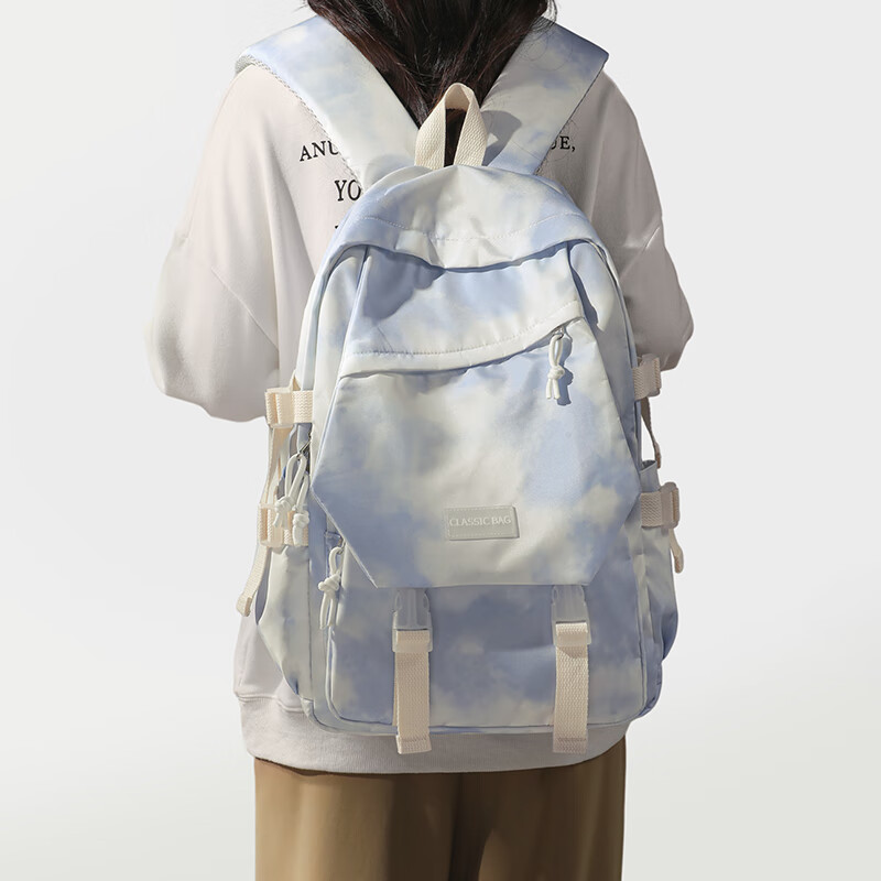 Viney Backpack for Elementary, Middle, High School and College Students, Large Capacity Laptop Backpack, Outdoor Travel, Stylish Double Shoulder Bag