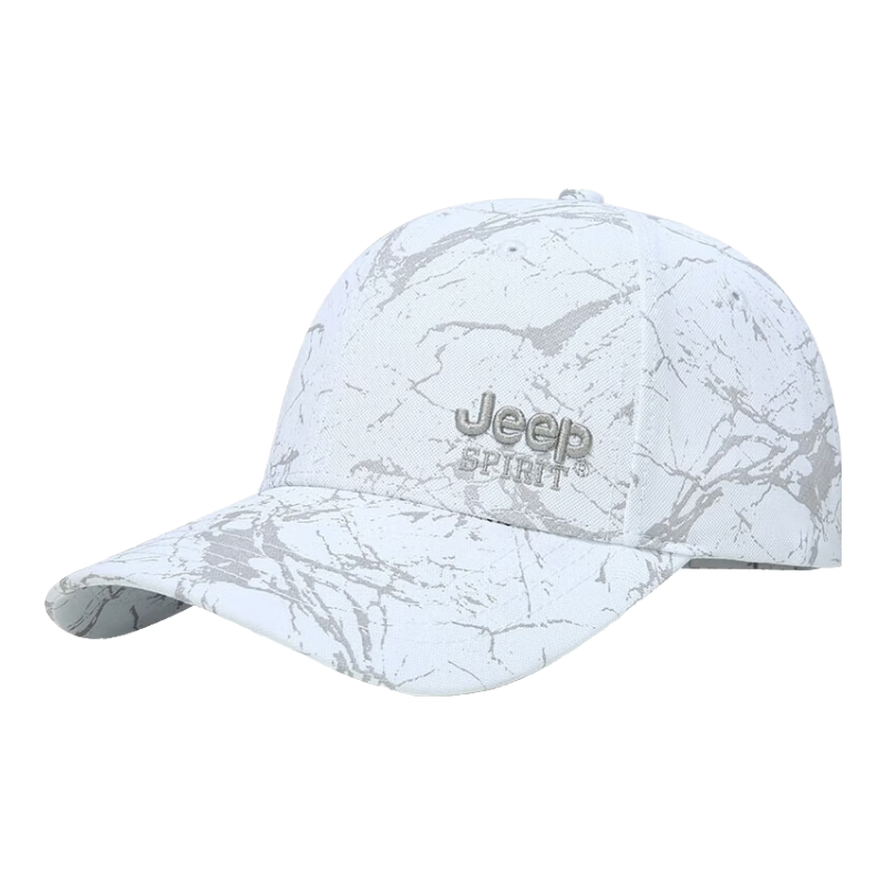 JEEP Men's Fashionable Baseball Cap, Versatile for All Seasons, Duck Tongue Hat, Sun Visor Cap for Men And Women, A0752
