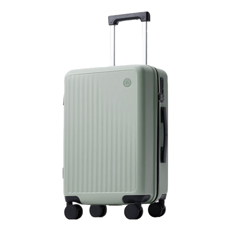JD Original Wujie Lite Suitcase, 20-Inch Trolley Luggage, Carry-On Approved, Spinner Wheels, Password Lock, for Men And Women, Forest Oxygen Gree