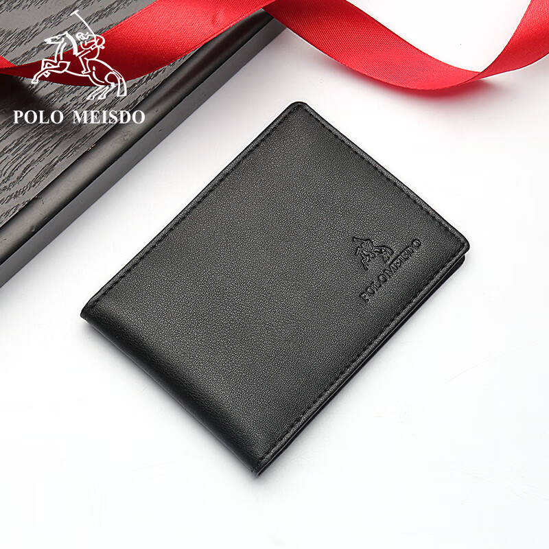 POLOMEISDO Ultra-thin Men's Driver's License Holder Card Case Driving License Cover Vehicle Registration Certificate Holder Birthday Gift 1