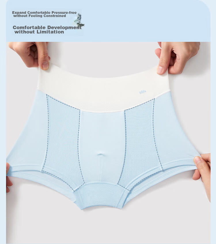 Beneunder Children's Underwear [3-Pack], Boys' Breathable Underwear, Modal Cool-Feel Breathable High-Elastic Underwear VT04824 12