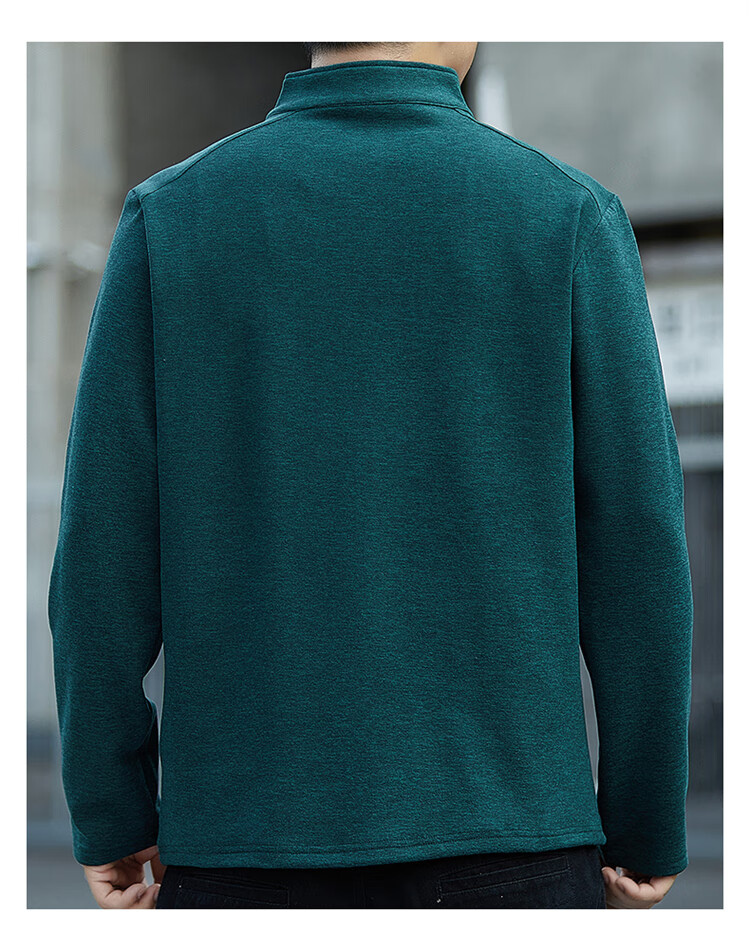 JEEP SPIRIT Men's Sweatshirt, Autumn And Winter Long-Sleeve T-Shirt, Casual Loose-Fitting Top, Trendy Base Layer 16