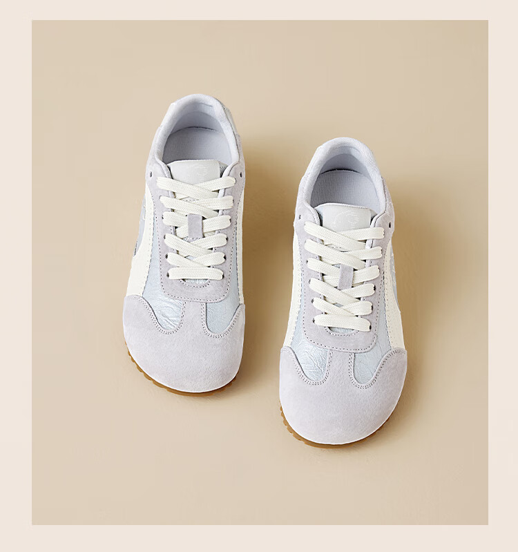 Zhuoshini Casual Purple Puppy 2026 New Women's Height Increasing Trainer Versatile Sports Casual Shoes Gray Purple Size 37 11