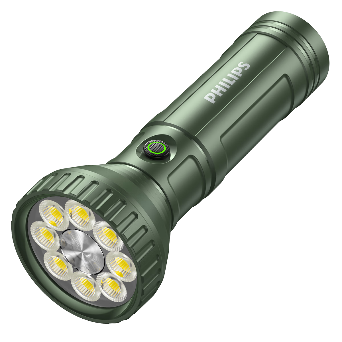 PHILIPS High Brightness Flashlight Portable Tactical LED Torch Outdoor Emergency Light
