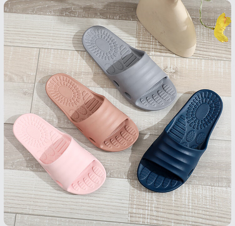 Paul Frank Strong Rubber Non-Slip Bathroom Slippers for Elderly Men Indoor Shower Anti-Slip Sandals Women Pink Size 40-41 11