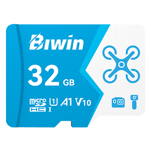 BIWIN 32GB TF (MicroSD) Memory Card U1 V10 A1, 4K MS160 Storage Card, Read Speed 160MB/s, Compatible with Drones/sports Cameras/Switch/Monitors