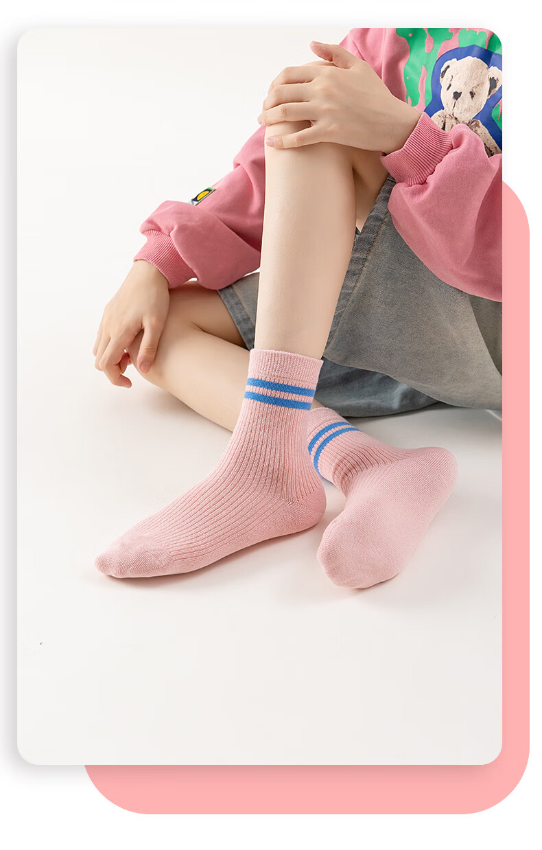 YUZHAOLIN Girls' Socks, Autumn And Winter Lace Mid-Calf Socks, Korean-Style Princess Style, Seamless Socks for Children And Baby Girls, Autumn Season Children's Socks 20