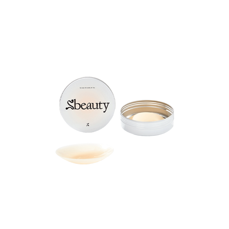 SBEAUTY Aloe Vera Invisible Silicone Nipple Covers for Women Summer Sweatproof Anti-Fall Anti-Outline Breast Pads 2 Pairs 8*8cm