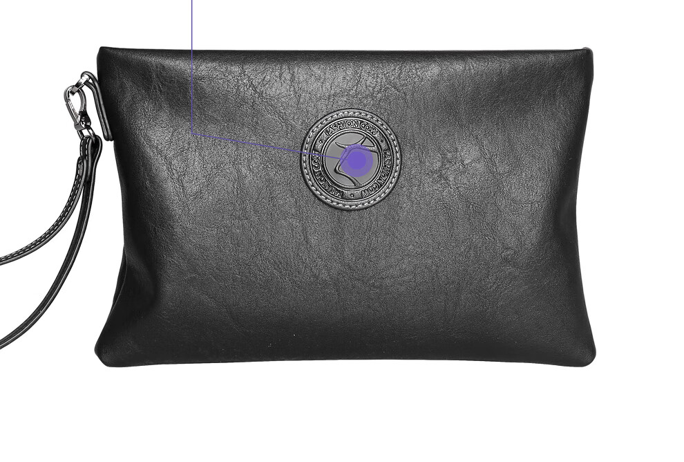 COW Men's Large Capacity Multifunctional Clutch Wallet Card Holder Envelope Zipper Bag 9808 17