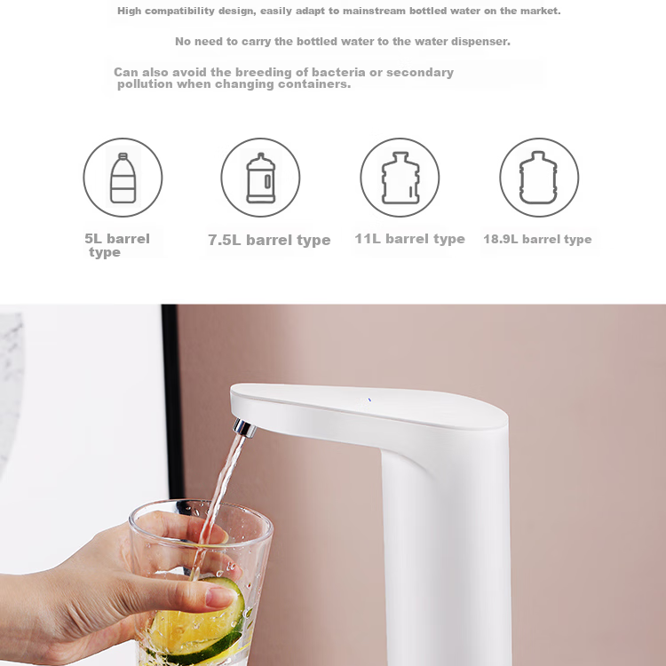 JD Original Bottled Water Pump, Household Office Drinking Water Dispenser Pump, Automatic Electric Water Pump, Sterilized Versio 5