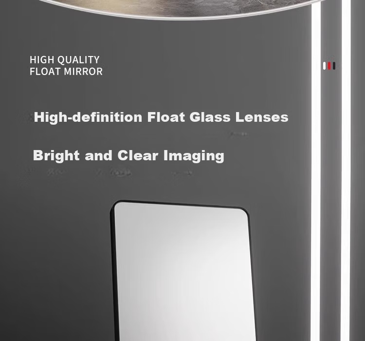 Huayinxuan Full-Length Mirror, Floor-Standing Mirror, Wall-Mounted Dressing Mirror, Bedroom Makeup Mirror, Bathroom 3D High-Definition Mirror 3