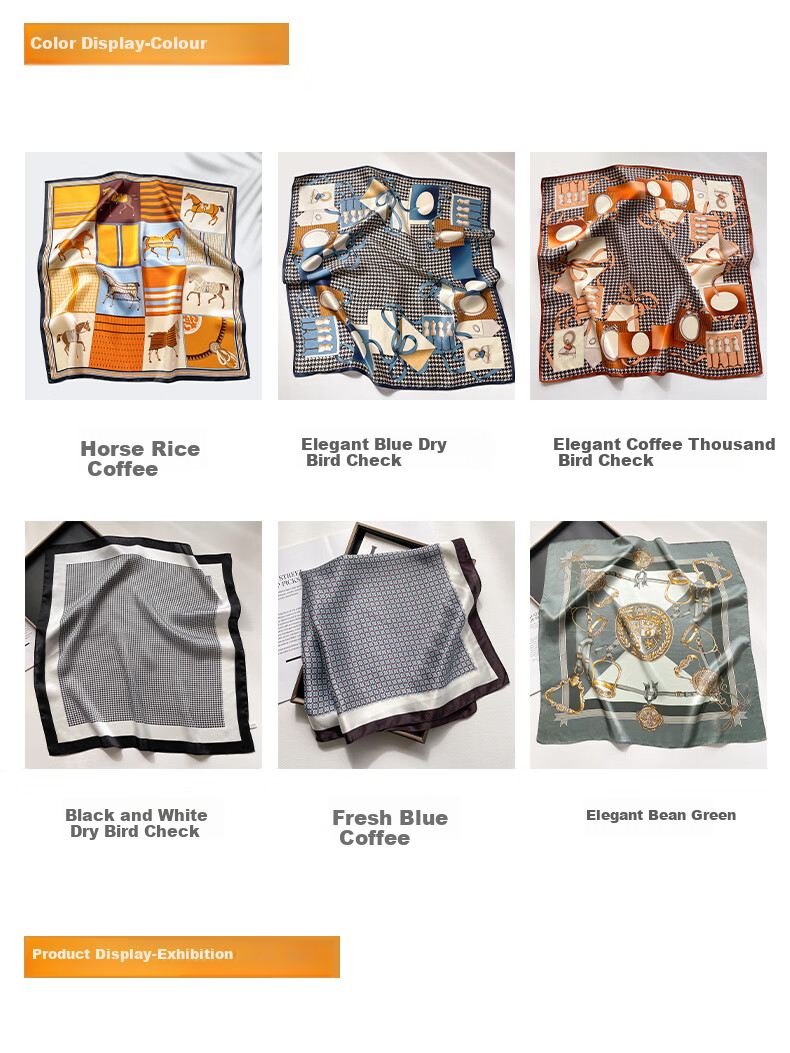 Hangsilu Silk Scarf for Women, Mulberry Silk Square Scarf, Birthday And Holiday Gift for Ladies, Mothers, And Teachers 7