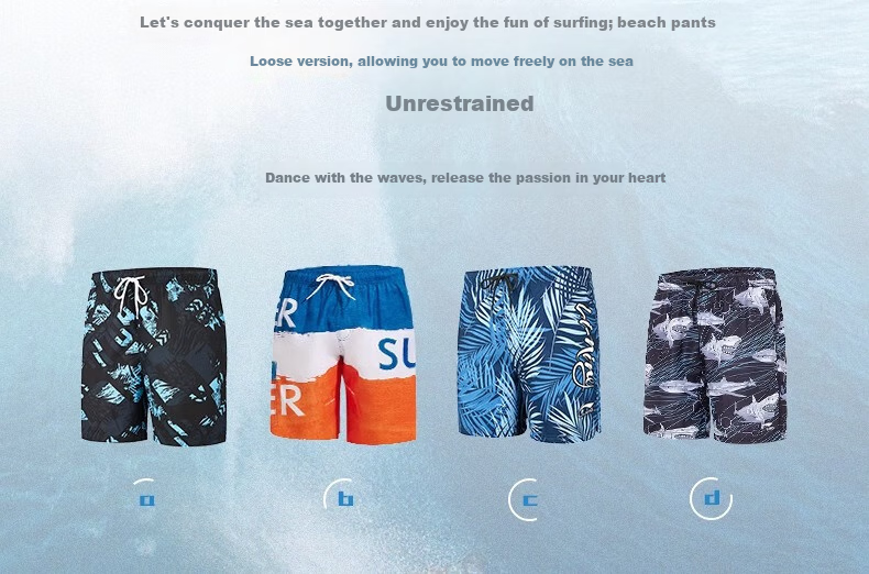 Li-Ning Quick-Dry Beach Shorts for Men, Water-Friendly Swim Trunks, 2026 New Style Men's Anti-Embarrassment Summer Surfing Swimming Shorts, Short Boxer Briefs 4