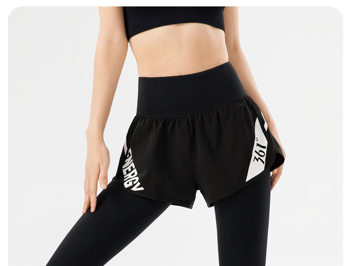 361° Women's Sports Pants Fitness Pants Two-in-One Yoga Pants High Waist Hip-Lifting Slimming Yoga Running Tights 31