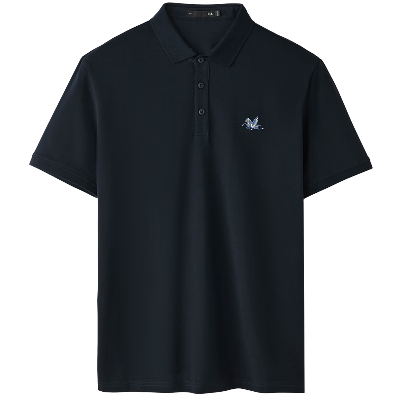 HLA Hailan Home Men's Polo Shirt 2026 New Year Cool Feeling Short Sleeve Summer