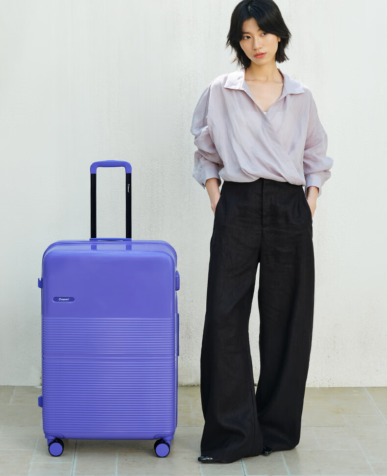 Diplomat Large Capacity Luggage Suitcase Thickened Password Lock TC-2621 Lilac Purple 28 Inch 11
