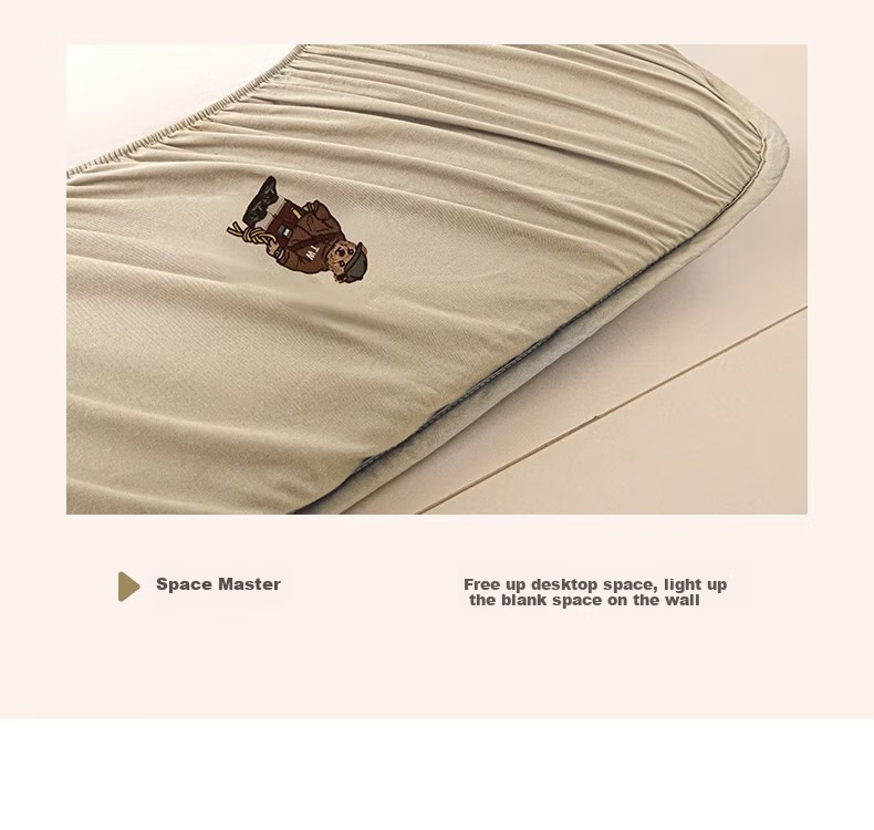 Teenie Weenie Class A Pure Cotton Quilted Fitted Sheet Double Bed Mattress Protector Cover for 2m X 2.2m Bed 23