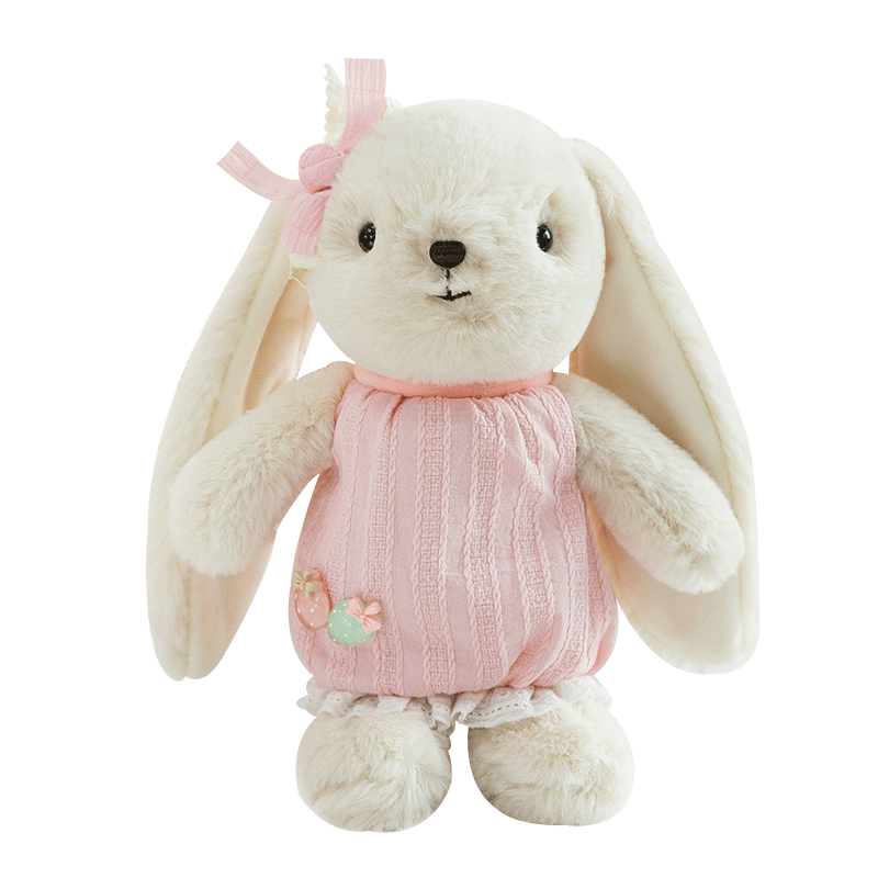Beishangxing Little Rabbit Plush Toy, Stuffed Animal for Girls' Birthday Gift, Children's Companion Doll, Small Rabbit Pillow, Stuffed Animal