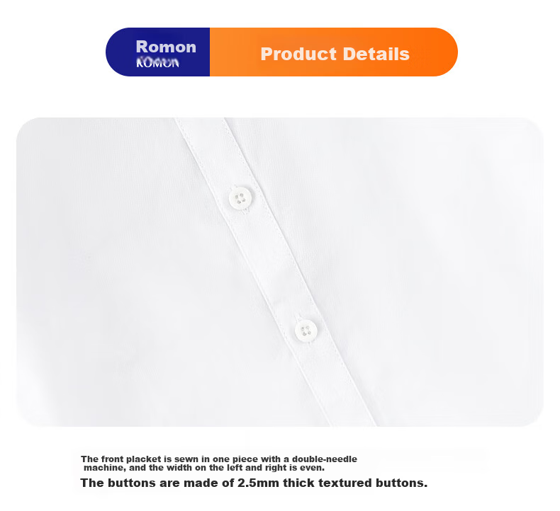 Luomeng Children's Short-Sleeve White Shirt, Spring And Summer New Style, Boys And Girls Blouse, School Uniform, Performance Top, White, Size 180 9