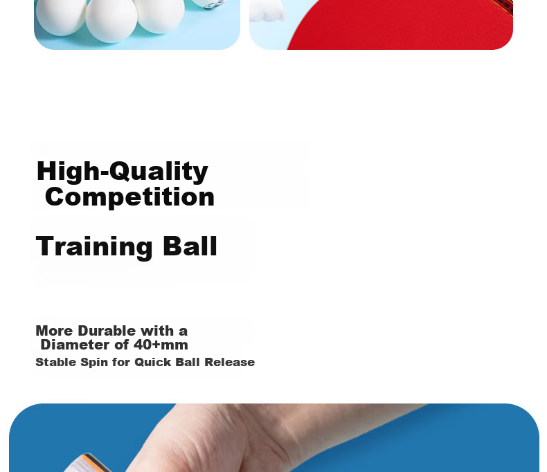 Deli & Angenite National Standard 60 Training Table Tennis Balls, ABS Upgraded Material, Competition Training Bucket, Yellow 4
