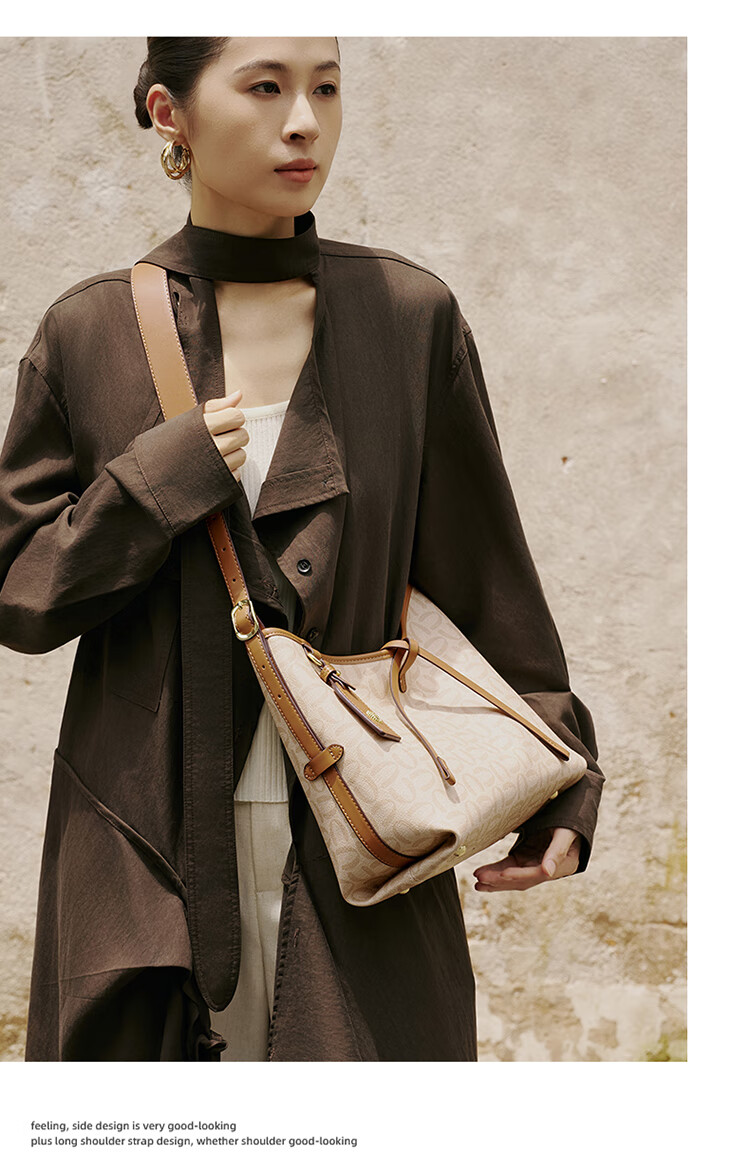 Aokang Women's Trendy Fashion Chic Tote Bag Commuter Versatile Shoulder Bag Birthday New Year Gift for Girlfriend Wife 5