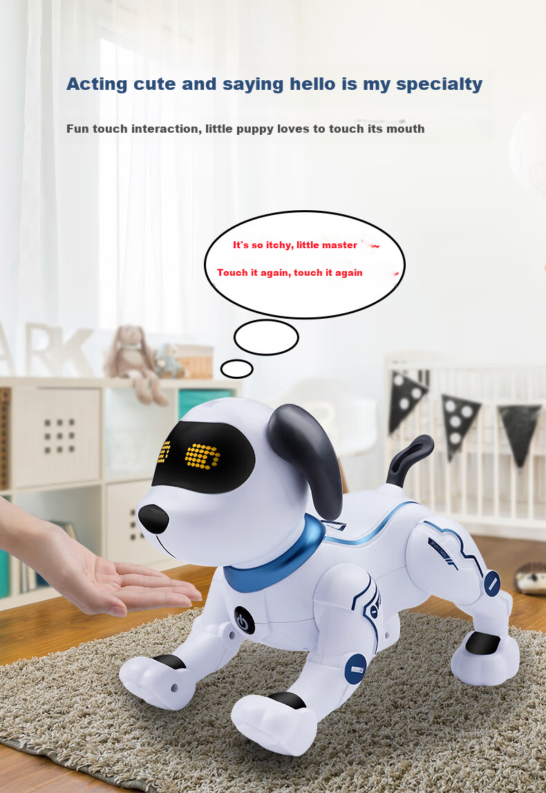Mixiaoshu Intelligent Robot Dog Remote Control Toy, Children's Programming Early Education Robot, Birthday Gift for Boys And Girls Aged 1-3 Years Old 6