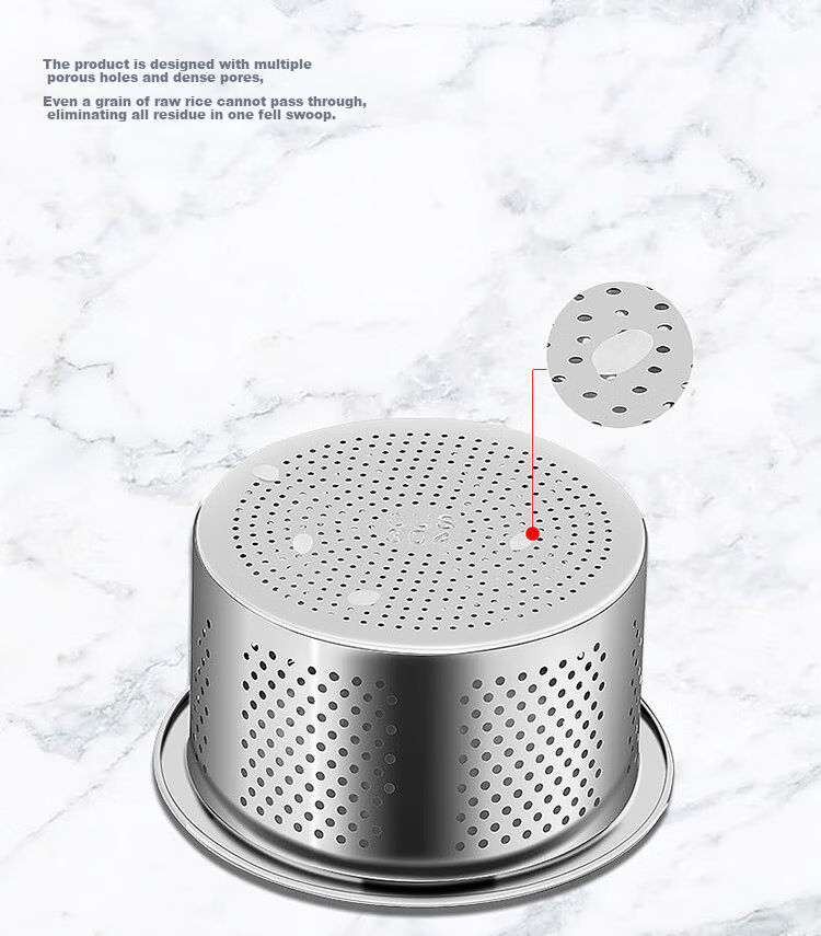 BJ Stainless Steel Kitchen Sink Strainer, Drain Filter, Vegetable Washing Basin, Dishwashing Sink Mesh (Small Basket) 11