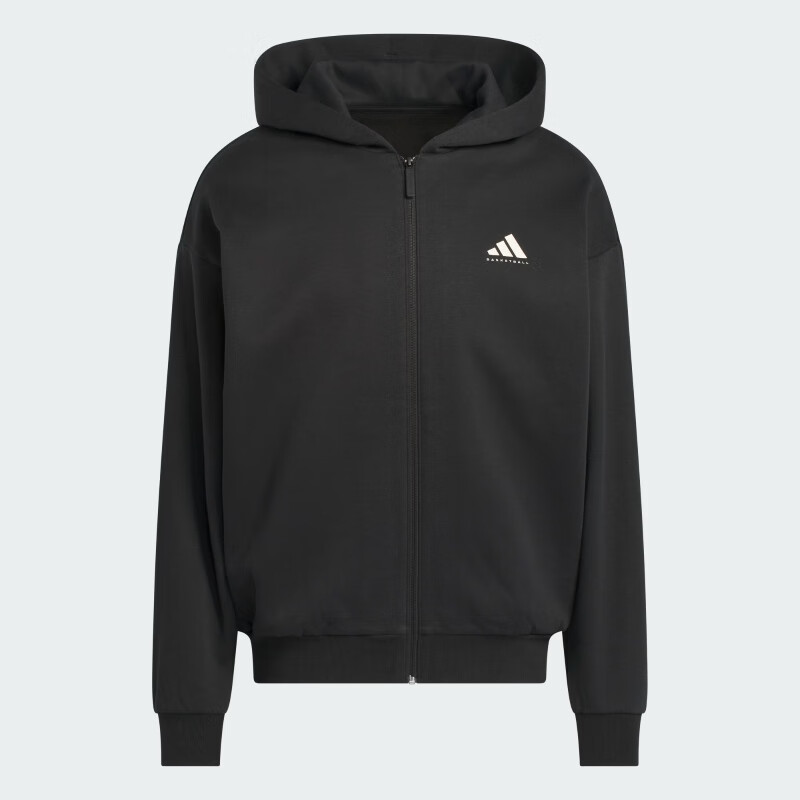 Adidas Unisex Basketball Series ADI BB FZ HOODY Knit Jacket KB3064 Black L 1