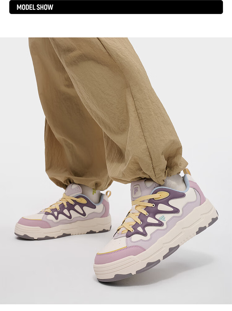 FILA FUSION FILA Trendy Cockle Sneakers Women's Winter Casual Sports Shoes 7