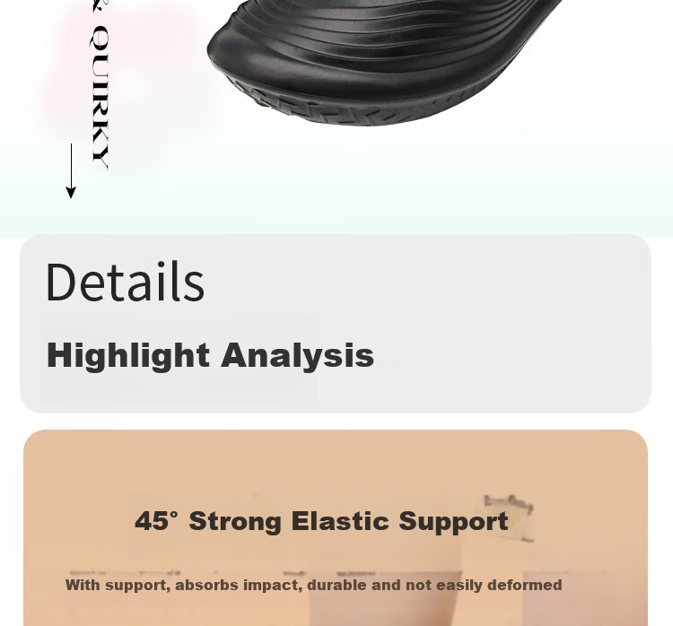 Huameijianbu Plain Color Men's Perforated Slippers, Indoor And Outdoor Wear, Shock-Absorbing, Non-Slip, Beach Sandals, HL2434, Off-White, Size 42-43 6