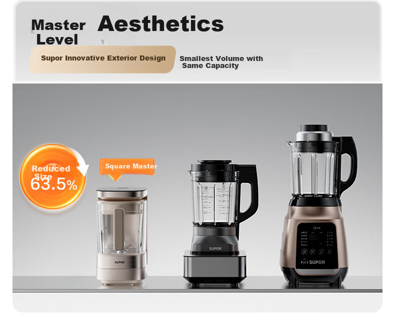 SUPOR New Model 0 Coating Small Cube Silent Blender Flagship Edition, Home Automatic Multifunctional Baby Food Processor, 1.75L Variable Frequency Quiet Juicer Soy Milk Maker SP925R 7