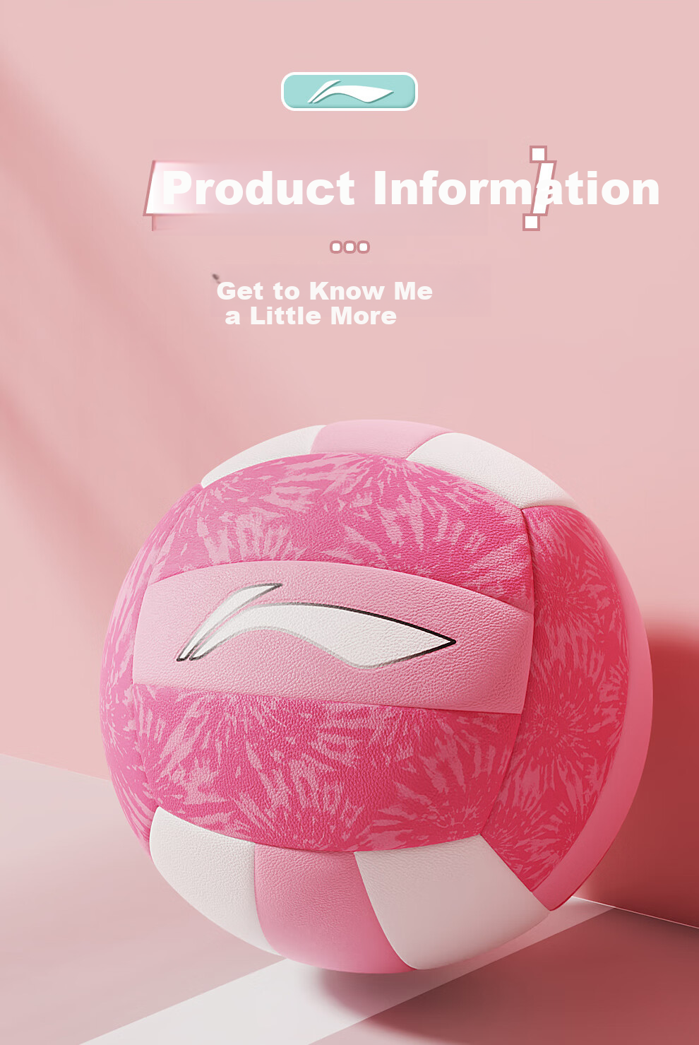 Li-Ning Volleyball, Size 5, for Middle School Students' High School Entrance Exam, Elementary School Children's Standard Physical Education Exam, Soft And Hard Volleyball Training And Competitio 5