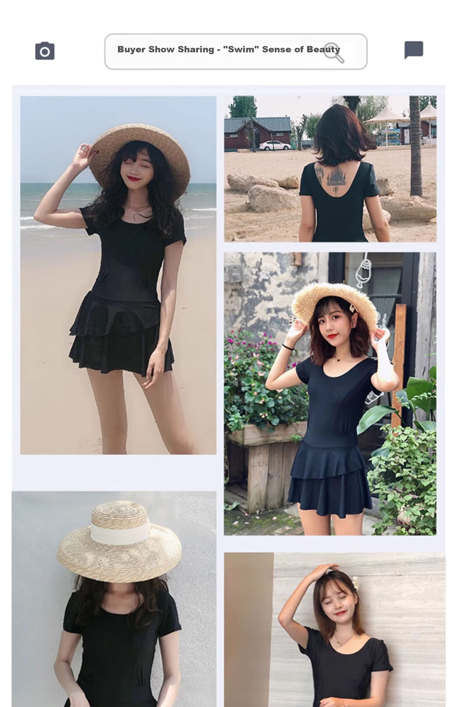 HEATWAVE Women's Swimsuit, Summer 2025 New Style, Sexy Black Hollow Shoulder Strap Design, Black Hollow Shoulder Strap Style, 4XL 1