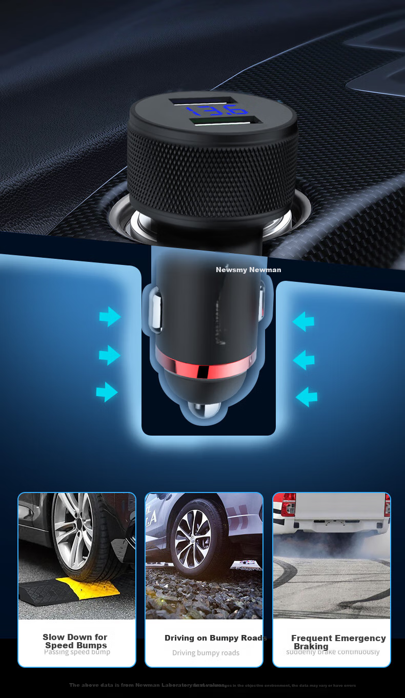 Newman 66W/100W Car Charger Super Fast Charge Cigarette Lighter Adapter with Dual USB Ports 13