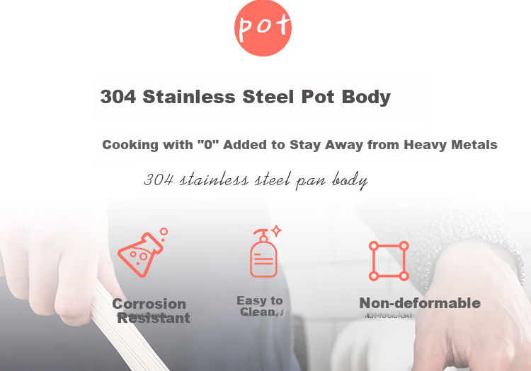 MAXCOOK Milk Pot, 304 Stainless Steel Milk Pot And Soup Pot, 16cm, Noodle Cooking And Baby Food Pot, Thickened Composite Bottom, LN116 6