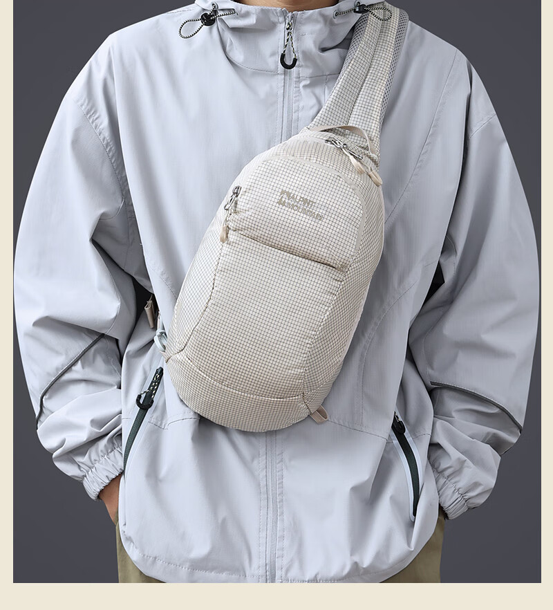 ALPINT MOUNTAIN Outdoor Trendy Crossbody Bag Chest Bag Shoulder Bag Small Backpack Large Capacity Casual Travel Cycling 22