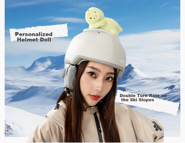 Ruiwu REV Ski Helmet, Asian Head Shape, Mips Lightweight Triple Safety Certification, Single And Double Board F5, Classic Black, L 8
